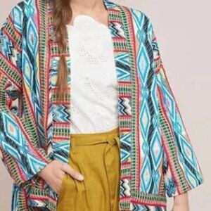 Anthropologie dRA Los Angeles Yolanda Embroidered Jacket Size M